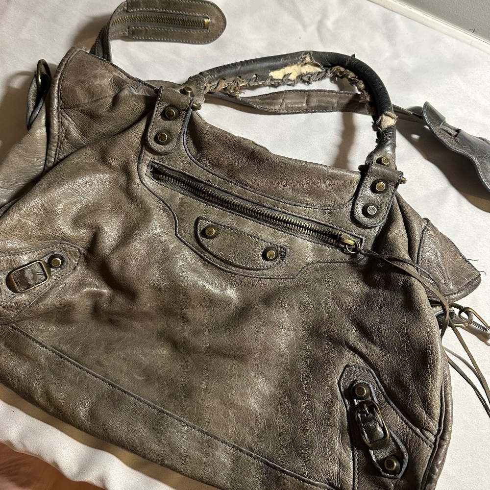 Balenciaga Motocross Classic City Bag